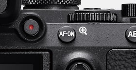 Image showing rear view of camera with AF-ON button