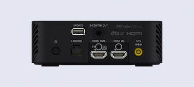 Image showing connections at the back of the HT-A9